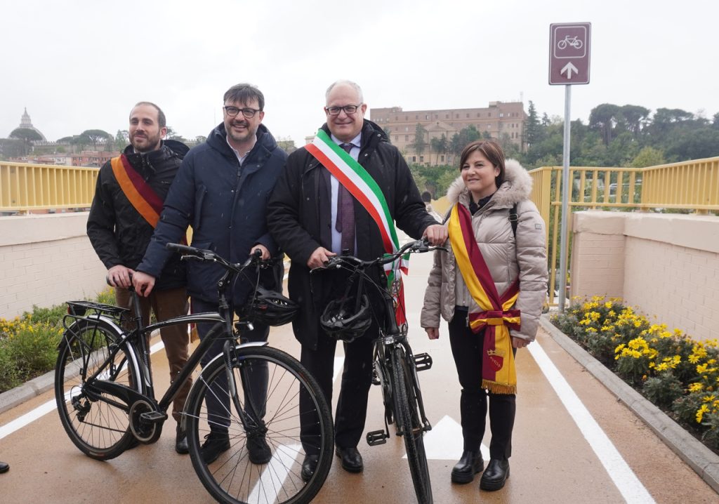 Monte Ciocci-San Pietro, aperta la nuova pista ciclopedonale 3 monte ciocci 17 apr per sito3