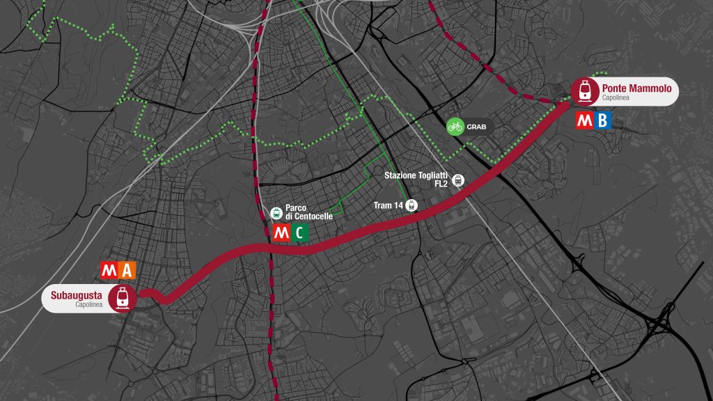 Tracciato Palmiro Togliatti Web