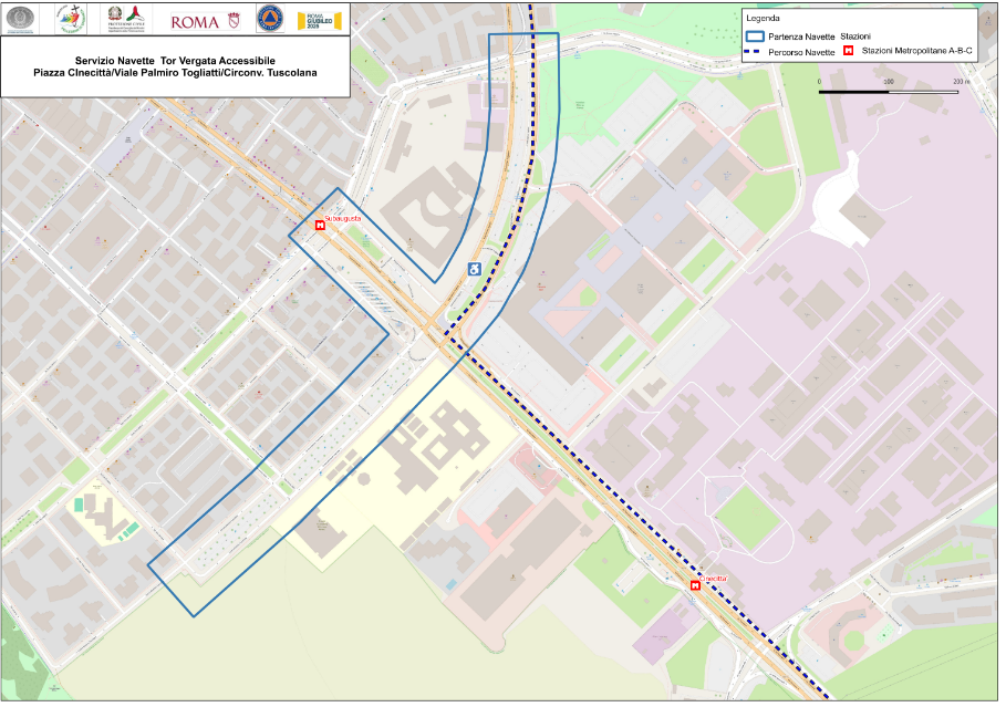 hub navette persone con disabilità