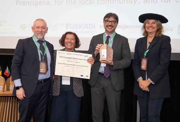 Roma premiata a Bilbao per la ciclopedonale Monte Ciocci-San Pietro 2 Bilbao