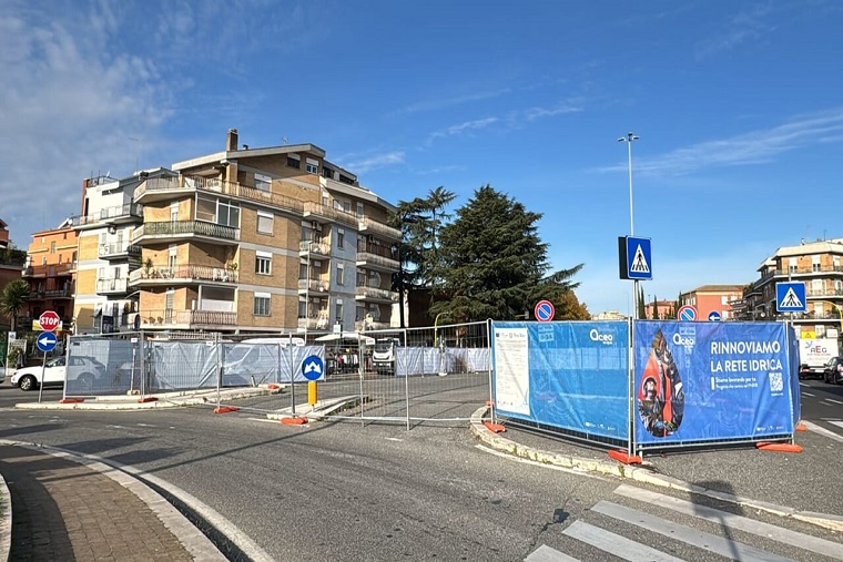 Acquedotto del Peschiera, riaperta via Trionfale. Terminata la prima parte dei lavori 1 lavori acquedotto via trionfale